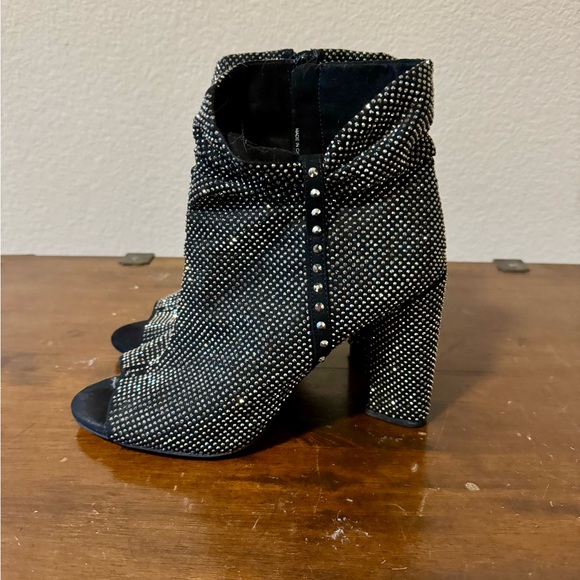 Gianni Bini Peep Toe Heeled Boot - Picture 4 of 7